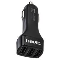 Havit HV-UC210 Trinity USB Car Charger شارژر فندکی هویت مدل HV-UC210