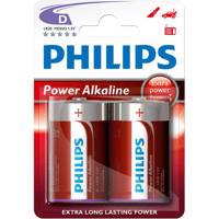 Philips Power Alkaline D - باتری سایز بزرگ فیلیپس Power Alkaline D