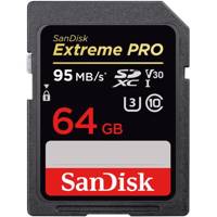 SanDisk Extreme Pro V30 Class 10 UHS-I U3 633X 95MBps SDXC - 64GB - کارت حافظه SDXC سن دیسک مدل Extreme Pro V30 کلاس 10 استاندارد UHS-I U3 سرعت 633X 95MBps ظرفیت 64 گیگابایت