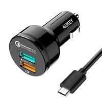 Aukey CC-T7 Quick Charge 3.0 Car Charger - شارژر فندکی آکی مدل CC-T7 Quick Charge 3.0