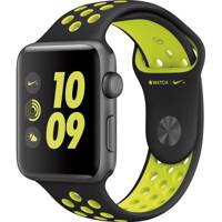 Apple Watch 2 Nike Plus 38mm Space Gray Aluminum Case with Black/Volt Band ساعت هوشمند اپل واچ 2 مدل Nike Plus 38mm Space Gray Aluminum Case with Black/Volt Band