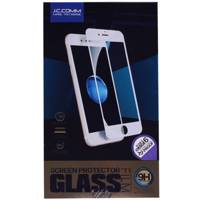 J.C.Comm 3D Glass Screen Protector For apple 6 محافظ صفحه نمایش شیشه ای جی سی کام مدل 3D مناسب برای گوشی موبایل آیفون6