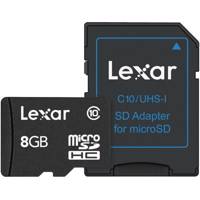 Lexar Mobile Class 10 microSDHC With Adapter - 8GB - کارت حافظه‌ microSDHC لکسار مدل Mobile کلاس 10 به همراه آداپتور SD ظرفیت 8 گیگابایت