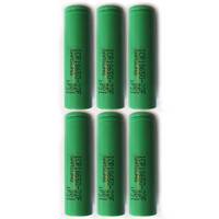 Lithium Ion SAMSUNG Rechargeable Battery Model ICR18650-22F Capacity 2200 mAh باتری لیتیم یون سامسونگ قابل شارژ مدلICR18650-22F ظرفیت 2200 میلی آمپر بسته 6 تایی