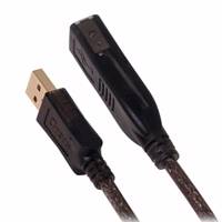 Dtech DT-5037 USB 2.0 Extension Cable 10m کابل افزایش طول USB 2.0 مدل DT-5037 به طول 10 متر