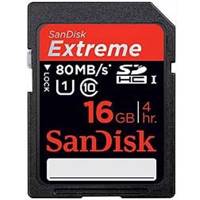 SanDisk SDHC Extreme 533X - 16GB کارت حافظه ی SDHC سن دیسک Extreme 533X با ظرفیت 16 گیگابایت