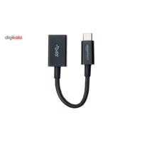 AmazonBasics L6LUC021-CS-R USB-C to USB 3.1 Adapter 0.13m مبدلUSB-C به USB 3.1 آمازون بیسیکس مدل L6LUC021-CS-R طول 0.13 متر
