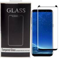 Short 3D Full Glue Glass Screen Protector For Samsung S8 Plus محافظ صفحه نمایش شیشه ای دور چسب مدل Short 3D مناسب برای گوشی سامسونگ S8 پلاس