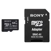 Sony SR-64UY3A UHS-I U1 Class 10 90MBps microSDXC With Adapter 64GB - کارت حافظه microSDXC سونی مدل SR-64UY3A کلاس 10 استاندارد UHS-I U1 سرعت 90MBps ظرفیت 64 گیگابایت همراه با آداپتور SD