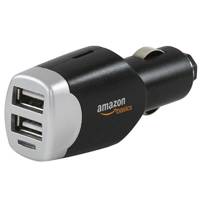 AmazonBasics CLA-USB04-I4-2 Car Charger شارژر فندکی آمازون بیسیکس مدل CLA-USB04-I4-2