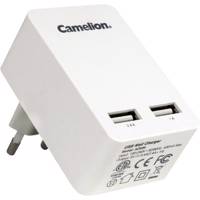 Camelion Dual USB 3.4A Wall Charger شارژر دیواری دو پورت 3.4 آمپر کملیون