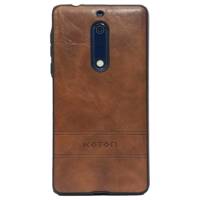 Koton Leather design Cover For Nokia 5 کاورطرح چرم مدل Koton مناسب برای گوشی موبایل نوکیا 5