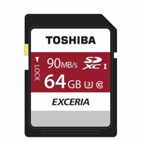 Toshiba SDXC Exceria N 302 UHS-I CLASS 10 - 90 MBps - 64GB کارت حافظه SDHS توشیبا مدل EXCERIA N302 کلاس 10 استاندارد UHS- I سرعت 90MBps |ظرفیت 64GB