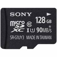 Sony SR-G1UY3A UHS-I U1 Class 10 90MBps microSDXC With Adapter 128GB کارت حافظه microSDXC سونی مدل SR-G1UY3A کلاس 10 استاندارد UHS-I U1 سرعت 90MBps ظرفیت 128 گیگابایت همراه با آداپتور SD