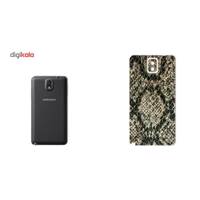 MAHOOT Jungle-python Texture Sticker for Samsung note 3 برچسب تزئینی ماهوت مدلJungle-python Texture مناسب برای گوشی Samsung note 3