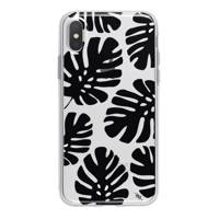 Black Monstera Case Cover For iPhone X / 10 کاور ژله ای وینا مدل Black Monstera مناسب برای گوشی موبایل آیفون X / 10