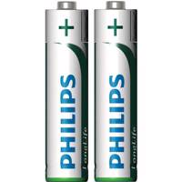 Philips Long Life Zinc Carbon AAA Battery Pack Of 2 - باتری نیم قلمی فیلیپس مدل Long Life Zinc Carbon بسته 2 عددی