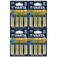 Varta LongLife Alkaline LR6 AA Battery Pack of 16 - باتری قلمی وارتا مدل LongLife Alkaline LR6 بسته 16 عددی