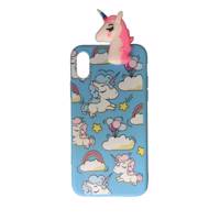 کاور ژله ای تک شاخ مدل unicorn 01 مناسب برای گوشی اپل X
