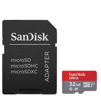 Sandisk Ultra A1 UHS-I Class 10 98MBps microSDHC Card With Adapter 32GB کارت حافظه microSDHC سن دیسک مدل Ultra A1 کلاس 10 استاندارد UHS-I سرعت 98MBps ظرفیت 32 گیگابایت به همراه آداپتور SD
