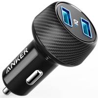 Anker A2212 PowerDrive Elite 2 Ports Car Charger - شارژر فندکی انکر مدل A2212 PowerDrive Elite 2 Ports