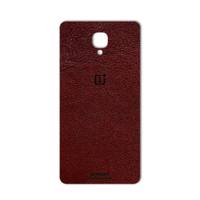 MAHOOT Natural Leather Sticker for OnePlus 3 برچسب تزئینی ماهوت مدلNatural Leather مناسب برای گوشی OnePlus 3