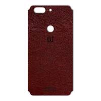 MAHOOT Natural Leather Sticker for OnePlus 5T برچسب تزئینی ماهوت مدلNatural Leather مناسب برای گوشی OnePlus 5T