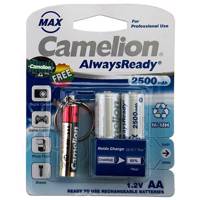 Camelion Always Ready Max Rechargeable AA Battery Pack Of 2 With Torch - باتری قلمی قابل شارژ کملیون مدل Always Ready Max به همراه چراغ قوه بسته 2 عددی