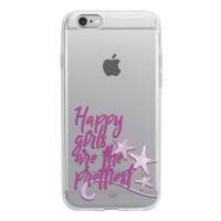 Happy Girls Are The Prettiest Case Cover For iPhone 6/6S - کاور ژله ای وینا مدل Happy Girls Are The Prettiest مناسب برای گوشی موبایل آیفون6/6S