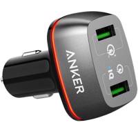 Anker A2224 Car Charger With Quick Charge 3.0 - شارژر فندکی انکر مدل A2224 به همراه تکنولوژی شارژ سریع
