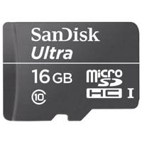 SanDisk Ultra UHS-I U1 Class 10 30MBps 200X microSDHC - 16GB کارت حافظه microSDHC سن دیسک مدل Ultra کلاس 10 استاندارد UHS-I U1 سرعت 200X 30MBps ظرفیت 16 گیگابایت