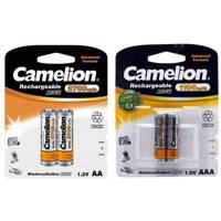 Camelion ACCU Rechargeable AA and AAA Battery Pack of 4 - باتری قلمی و نیم قلمی قابل شارژ کملیون مدل ACCU بسته 4 عددی