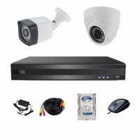 AHD Photon Retail Commercial And Residential Surveillance 2 Camera Network Video Recorder - سیستم امنیتی ای اچ دی فوتون کاربری مسکونی و فروشگاهی 2 دوربین
