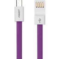 Pisen MU01-800F Flat USB To microUSB Cable 0.8m کابل تخت تبدیل USB به microUSB پایزن مدل MU01-800F به طول 0.8 متر