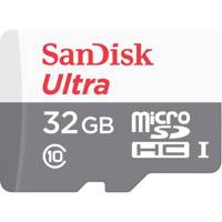SanDisk Ultra UHS-I U1 Class 10 80MBps 533X microSDHC - 32GB - کارت حافظه microSDHC سن دیسک مدل Ultra کلاس 10 استاندارد UHS-I U1 سرعت 80MBps 533X ظرفیت 32 گیگابایت