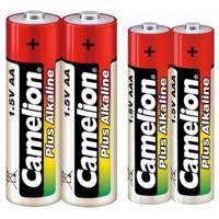 Camelion Plus Alkaline AA and AAA Batteryack of 4 - باتری قلمی و نیم قلمی کملیون مدل Plus Alkaline بسته 4 عددی