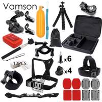 Vamson 45 in 1 Accessories Bag for GoPro Xiaami and Sony Action Cameras - کیف لوازم جانبی ومسان مدل 45 تکه مناسب برای دوربین های ورزشی گوپرو و شیائومی و سونی