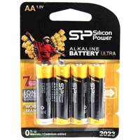 Silicon Power Alkaline Ultra AA Battery Pack Of 4 - باتری قلمی سیلیکون پاور مدل Alkaline Ultra بسته 4 عددی