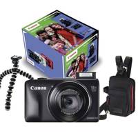 Canon PowerShot SX600 HS Travel Kit Digital Camera دوربین دیجیتال کانن مدل PowerShot SX600 به همراه گوریلاپاد و کیف دوربین